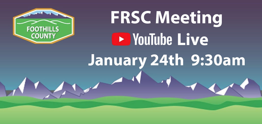 Foothills Regional Services Commission Meeting Livestream